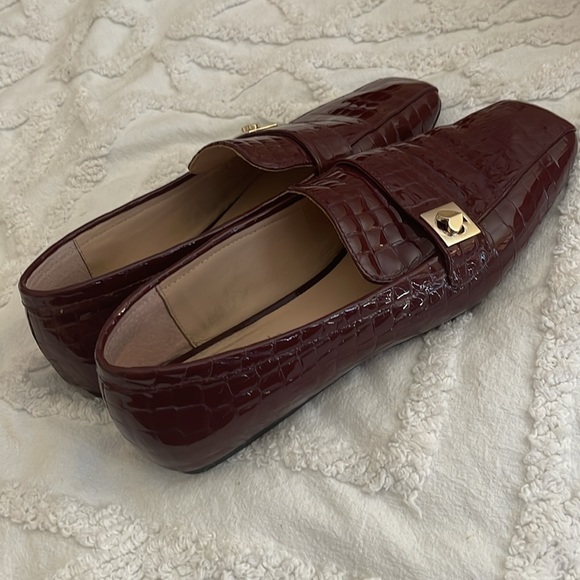 Kate Spade burgundy Darien loafer - Picture 5 of 5